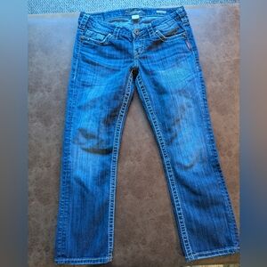 Silver Ankle Jeans . Size 27.